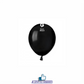 BALÃO LÁTEX PRETO 5" - SACO COM 100