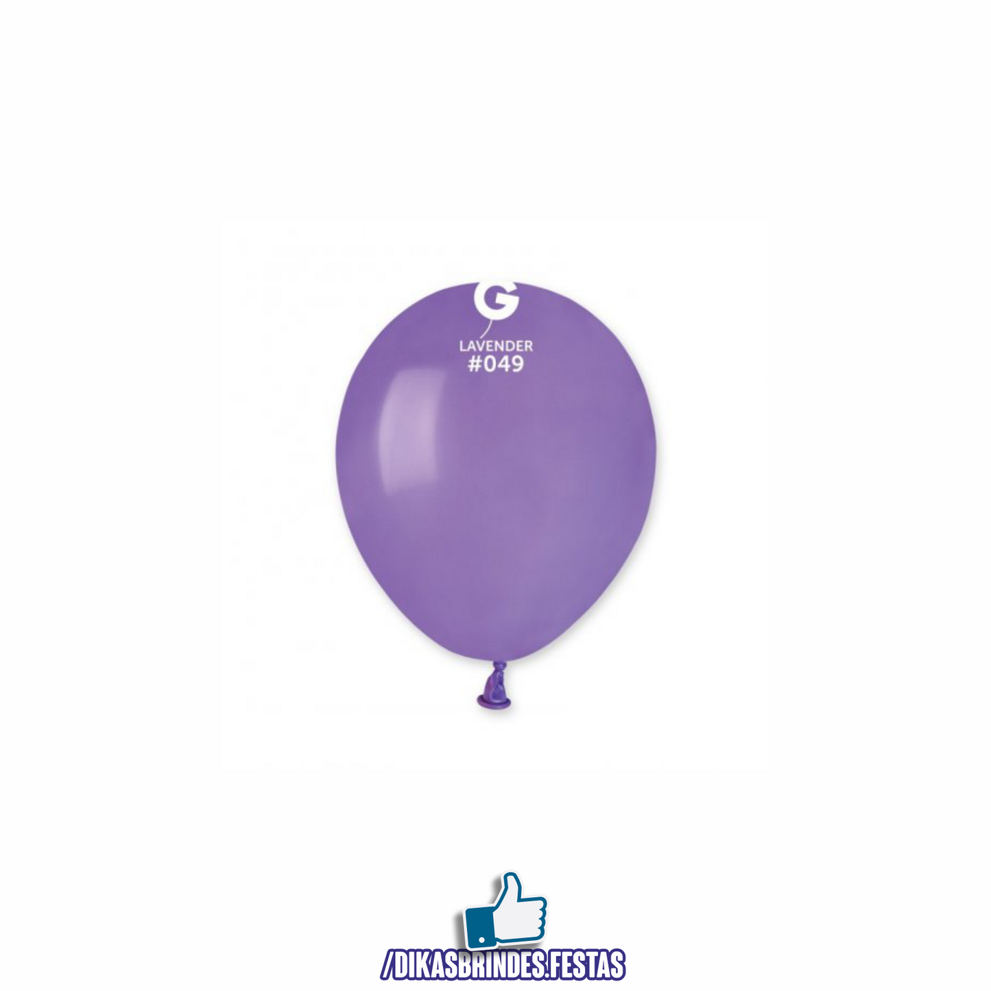 BALÃO LÁTEX ROXO  5" - SACO COM 100