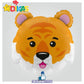 BALÃO FOIL CABEÇA TIGRE 29"