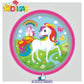 PRATOS UNICÓRNIO RAINBOW 23CM