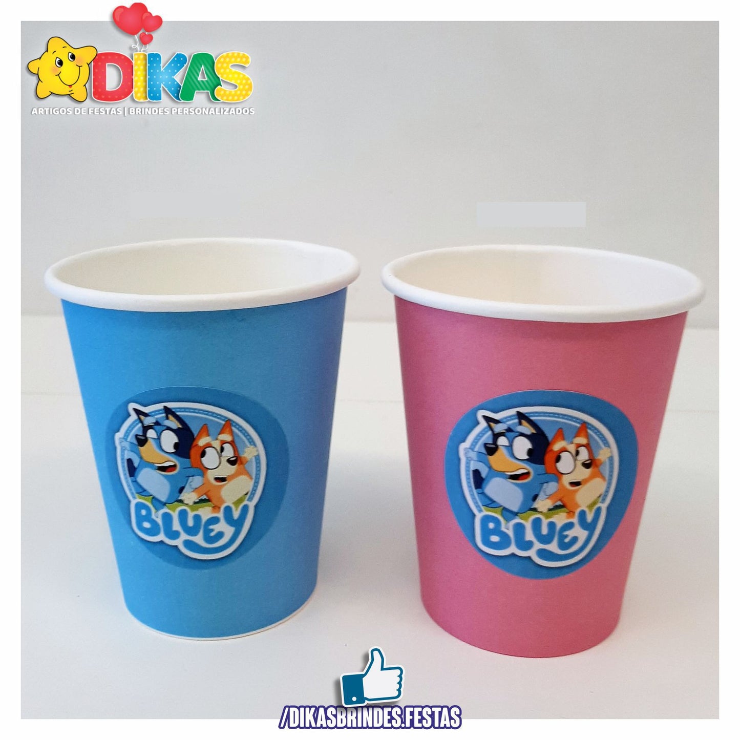 COPO EM PAPEL 20cl - BLUEY