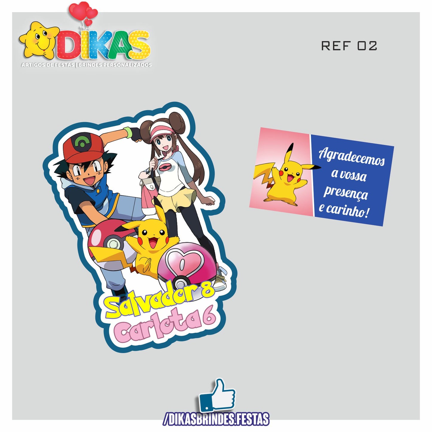 IMAN ARTESANAL PERSONALIZADO - POKÉMON