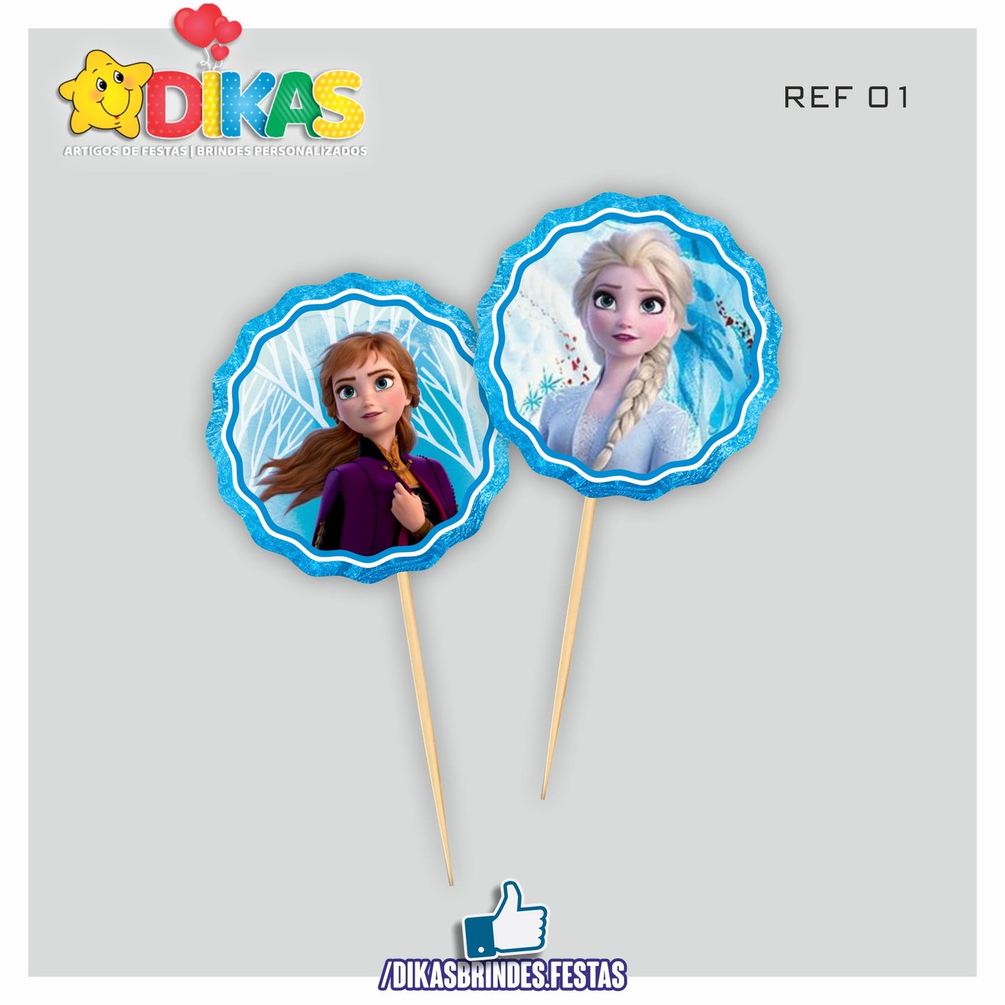TOPPERS SIMPLES - FROZEN