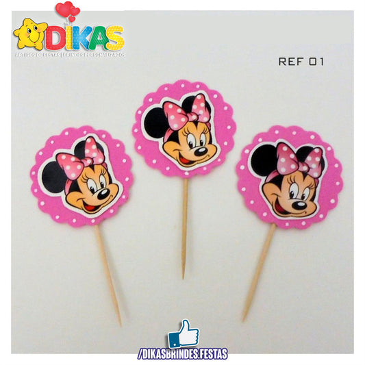 TOPPERS ARTESANAL - MINNIE ROSA