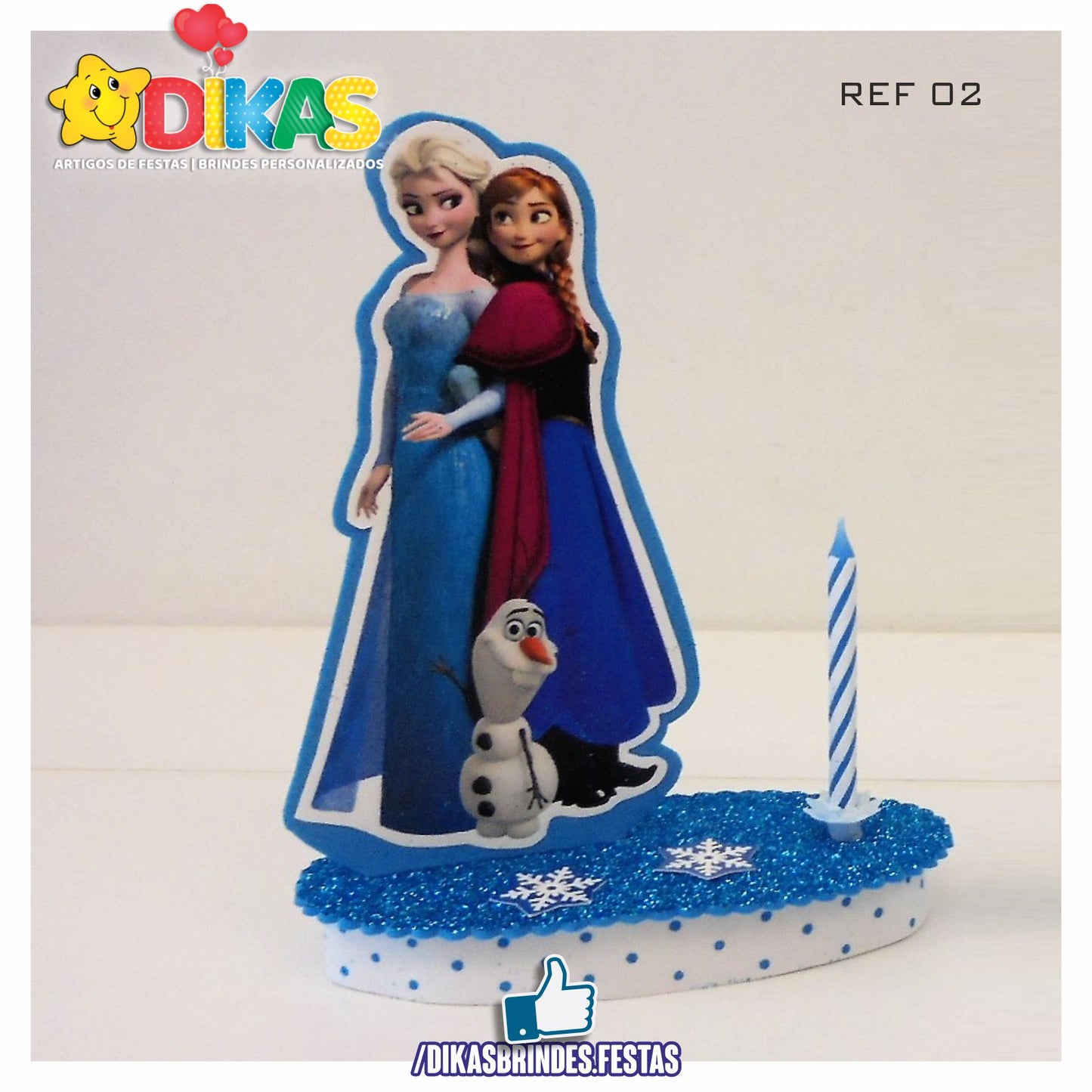 TOPO DE BOLO SIMPLES - FROZEN